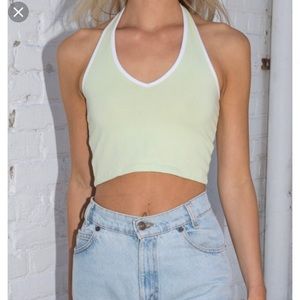Brandy Melville Green Halter
